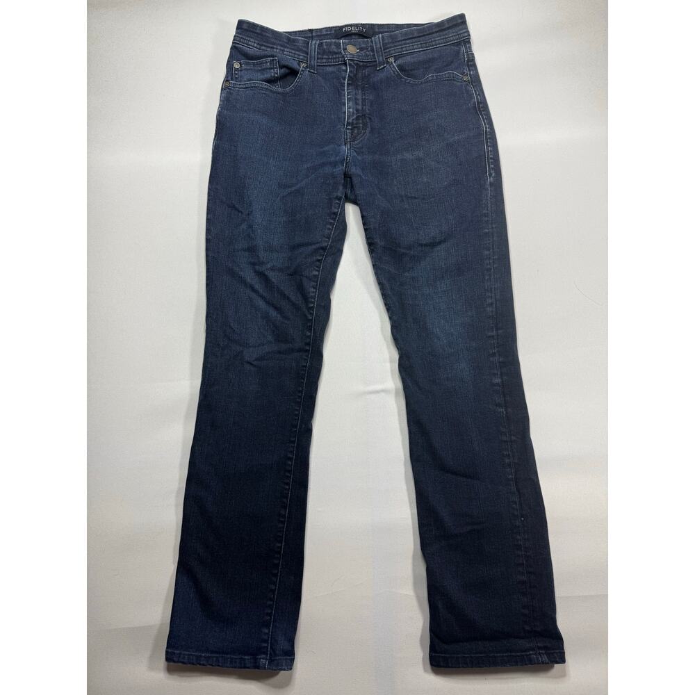 Fidelity Denim Men's Jimmy Tapered Leg Blue Stretch Denim Jeans - Sz 32 (31x30)